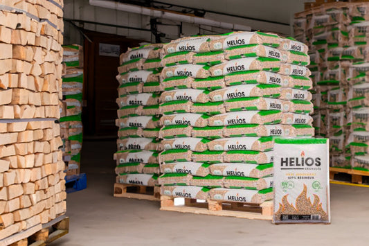 Granulés de bois Helios - palette de 65 sacs de 15 kg