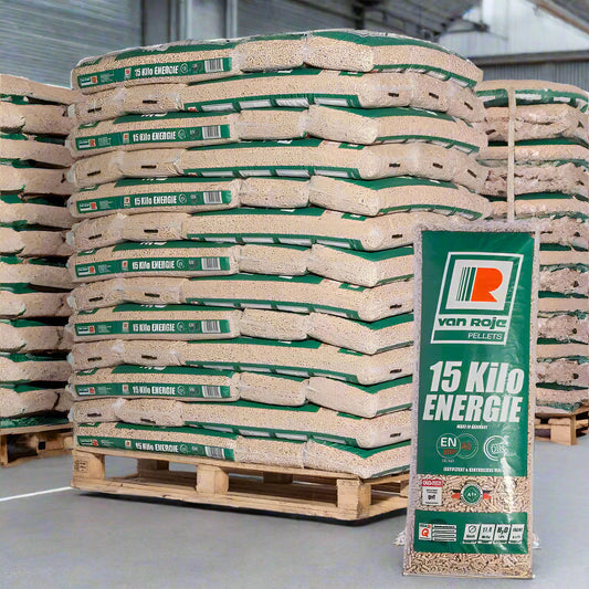Granulés de bois Van Roje - palette de 65 sacs de 15 kg